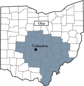 Boiler Tech Territory Map Ohio